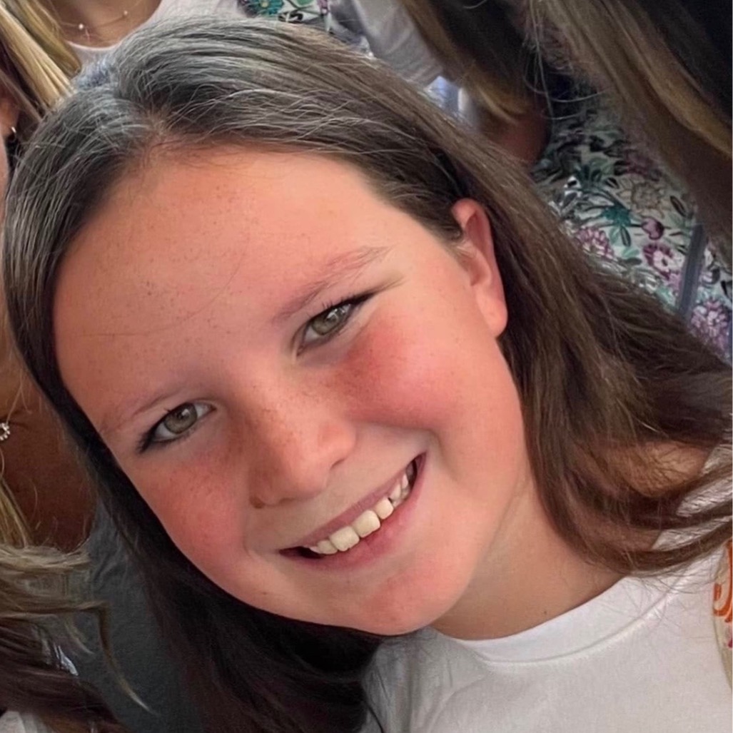 Rylee smiling wide